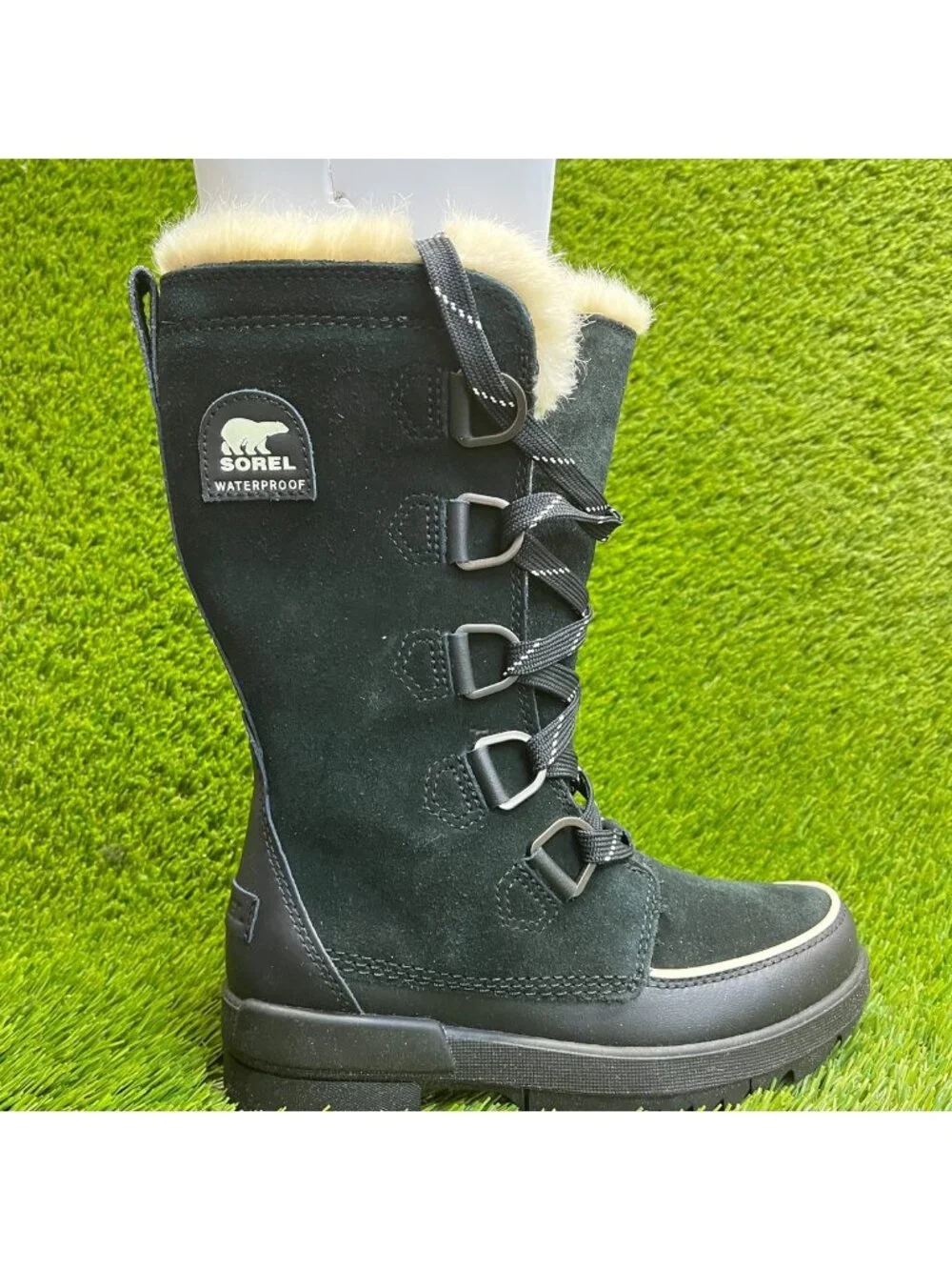 Sorel Tivoli IV Womens Size 6 Black Classic Outdoor Suede Waterproof Tall Boots